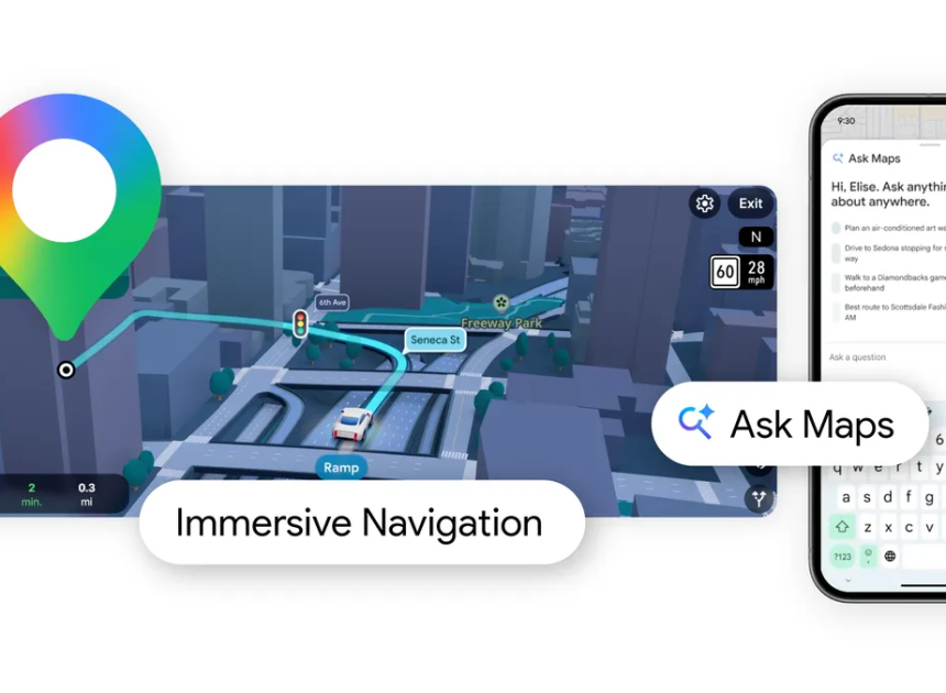 Google Maps Update Besar! Kini Bisa Chat AI & Navigasi 3D Lebih Realistis