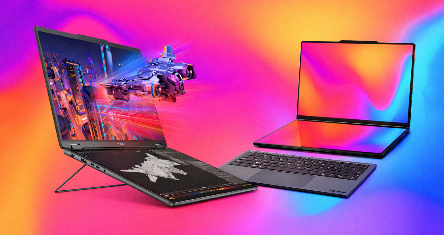 Lenovo Pamer Laptop 3D Tanpa Kacamata & Konsol Lipat di MWC 2026!