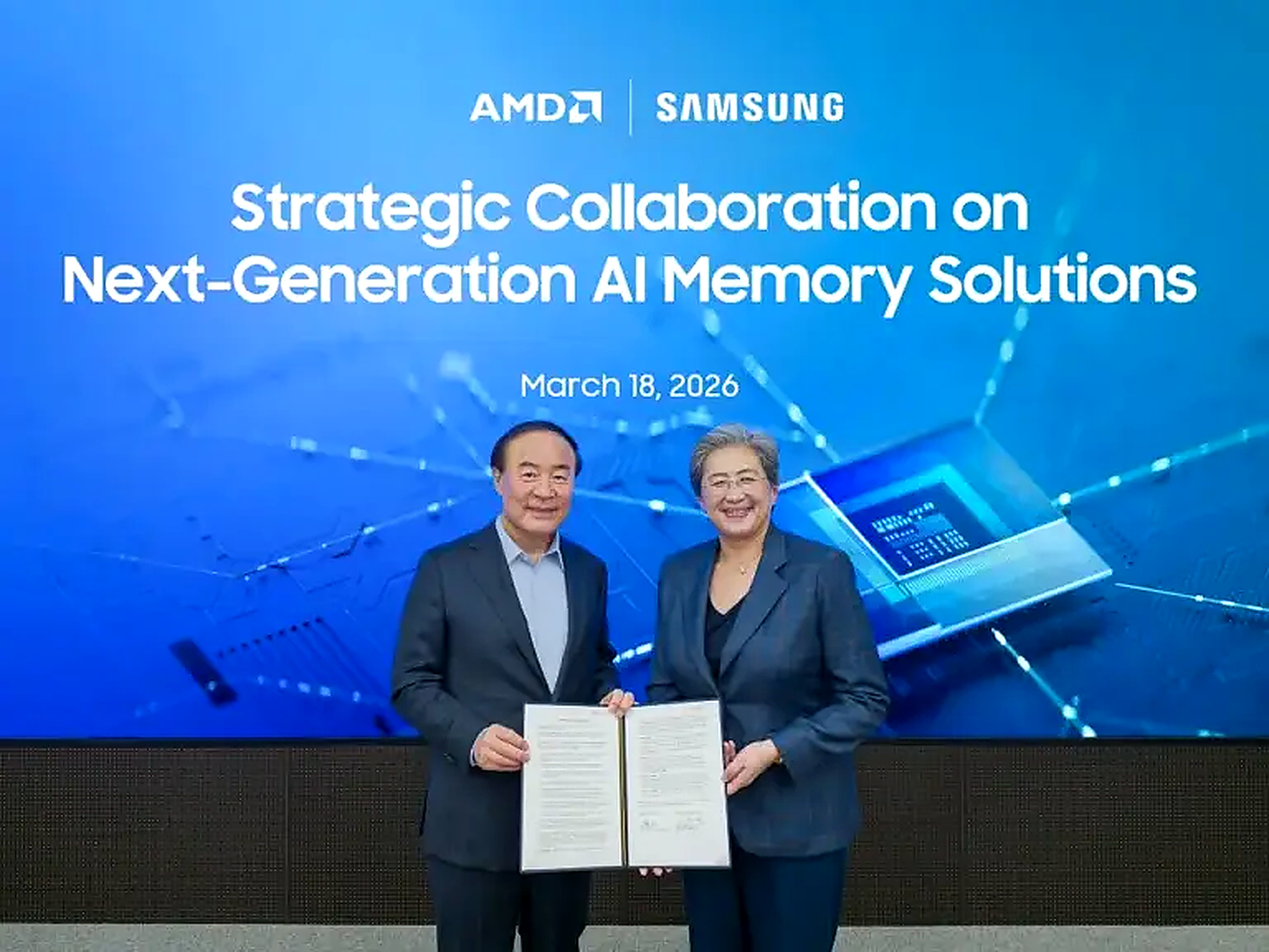 Samsung dan AMD Jalin Kemitraan untuk Produksi Cip AI dan Memori HBM4