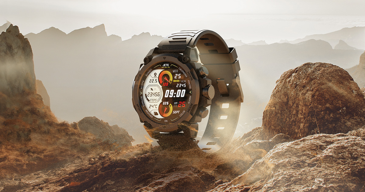 Smartwatch GPS 1 Jutaan! JETE VOLT Hadirkan Layar AMOLED dan Fitur Navigasi Lengkap