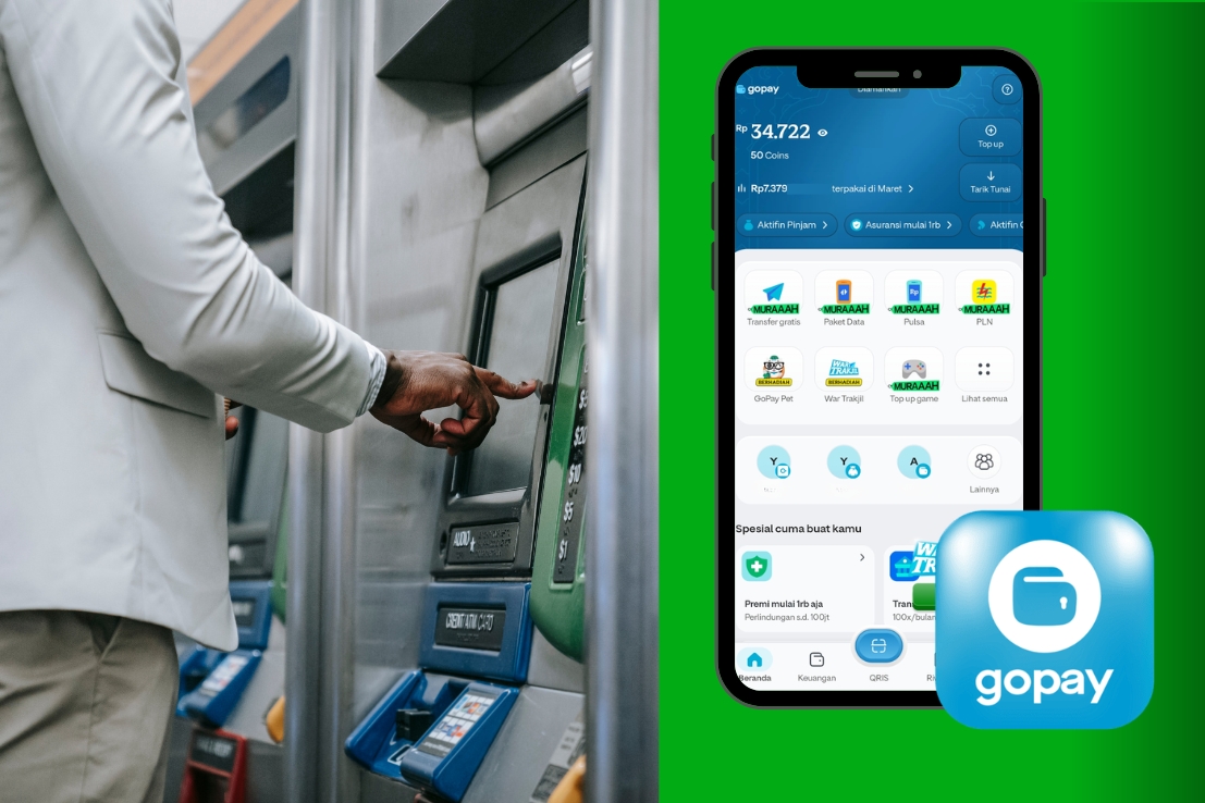 Tanpa Kartu ATM! Begini Cara Cairkan Saldo GoPay di Jaringan ATM BRI dan Bank bjb